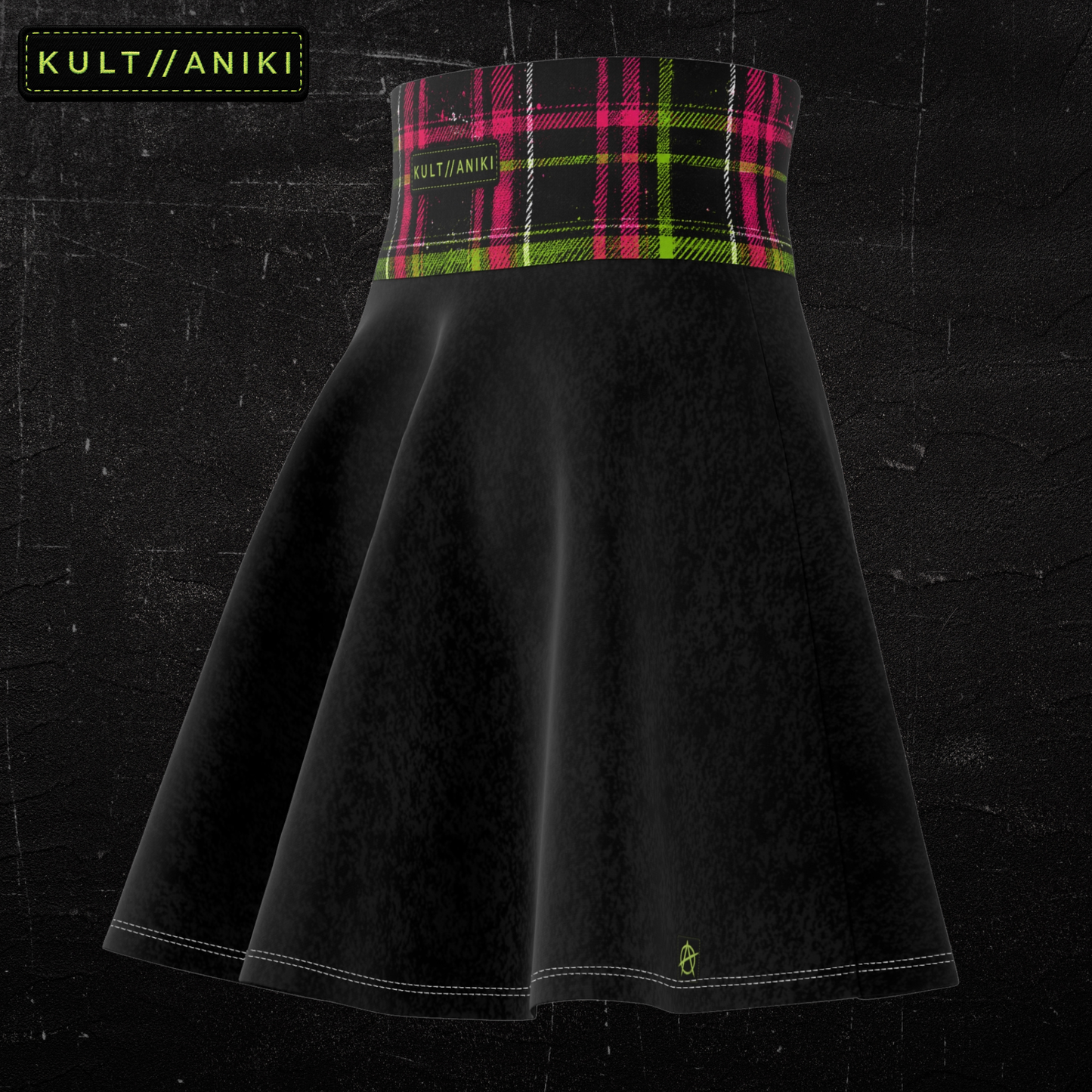KULT//ANIKI | Savage Skater Skirt | TARTAN//CHAOS