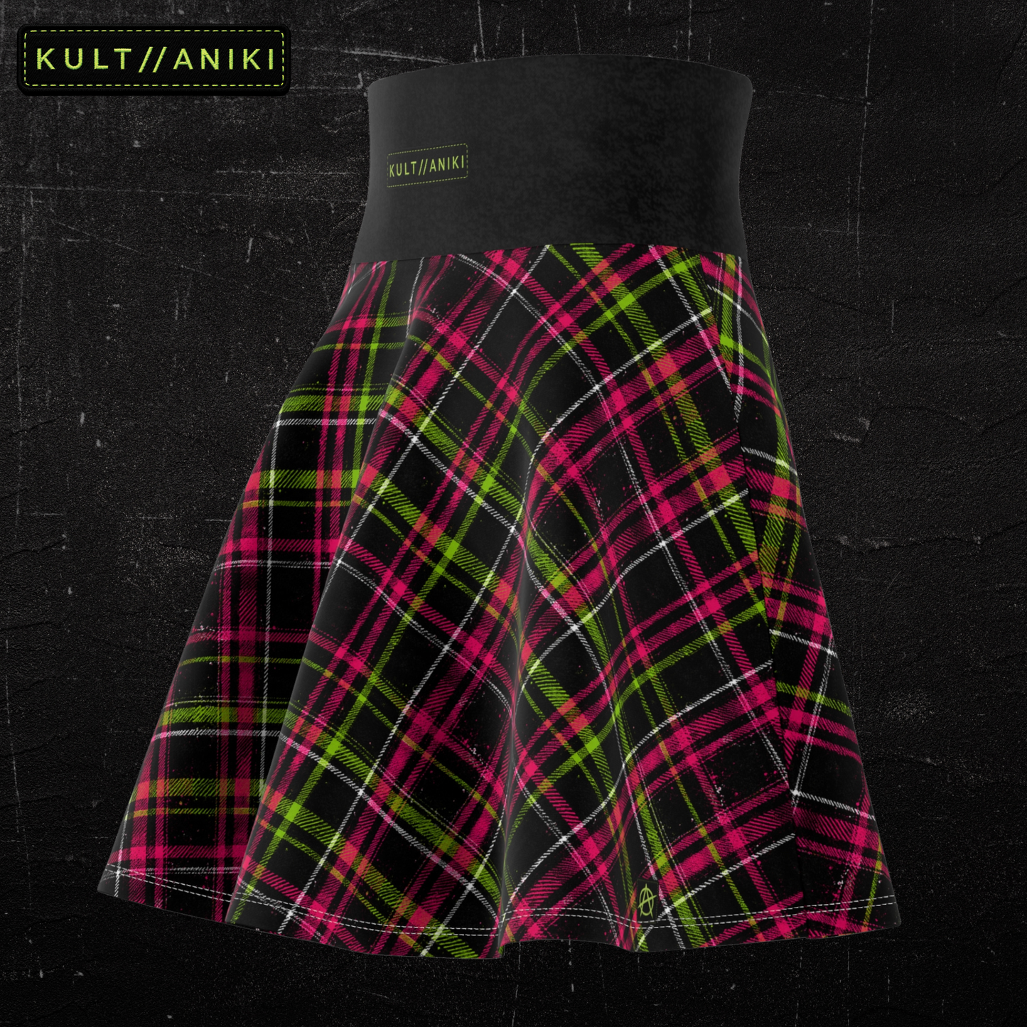 KULT//ANIKI | Sweet Skater Skirt | TARTAN//CHAOS