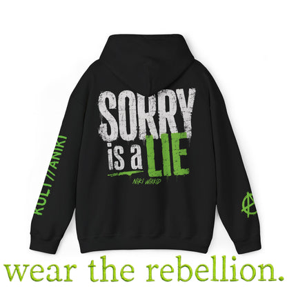 KULT//ANIKI "Wear The Rebellion" ACID GREEN Heavy Blend Hoodie
