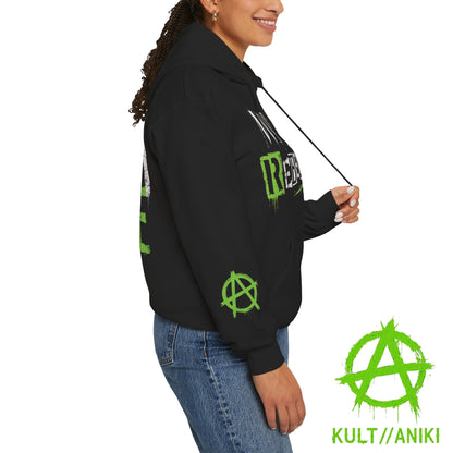 KULT//ANIKI "Wear The Rebellion" ACID GREEN Heavy Blend Hoodie