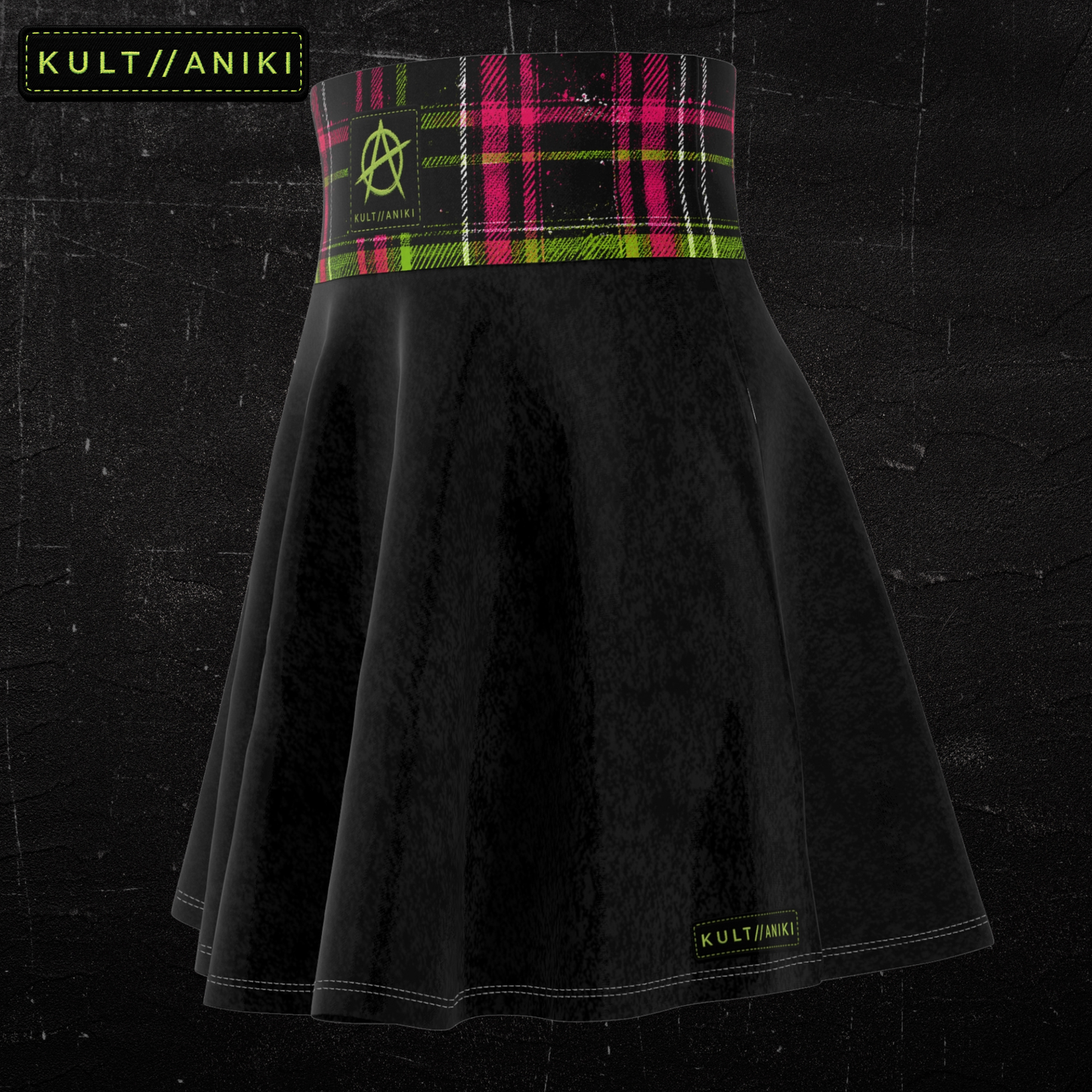 KULT//ANIKI  |  Savage Skater Skirt  |  TARTAN//CHAOS