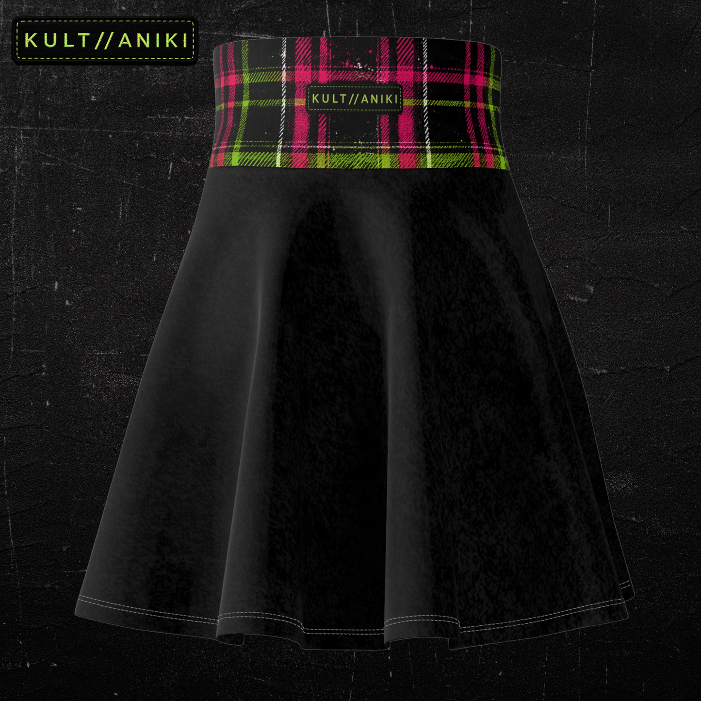 KULT//ANIKI  |  Savage Skater Skirt  |  TARTAN//CHAOS