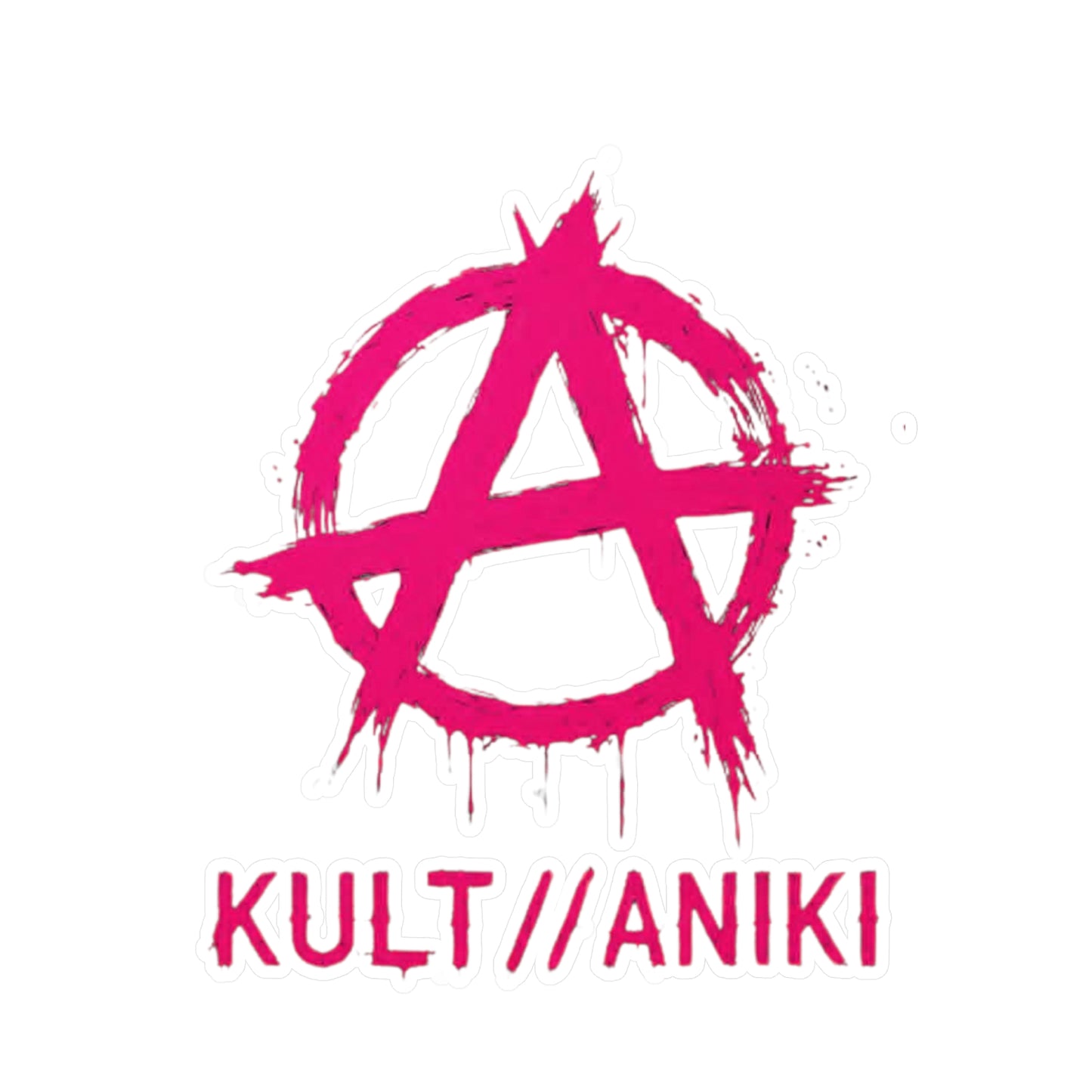 KULT//ANIKI Hot Pink Anarchy Decal