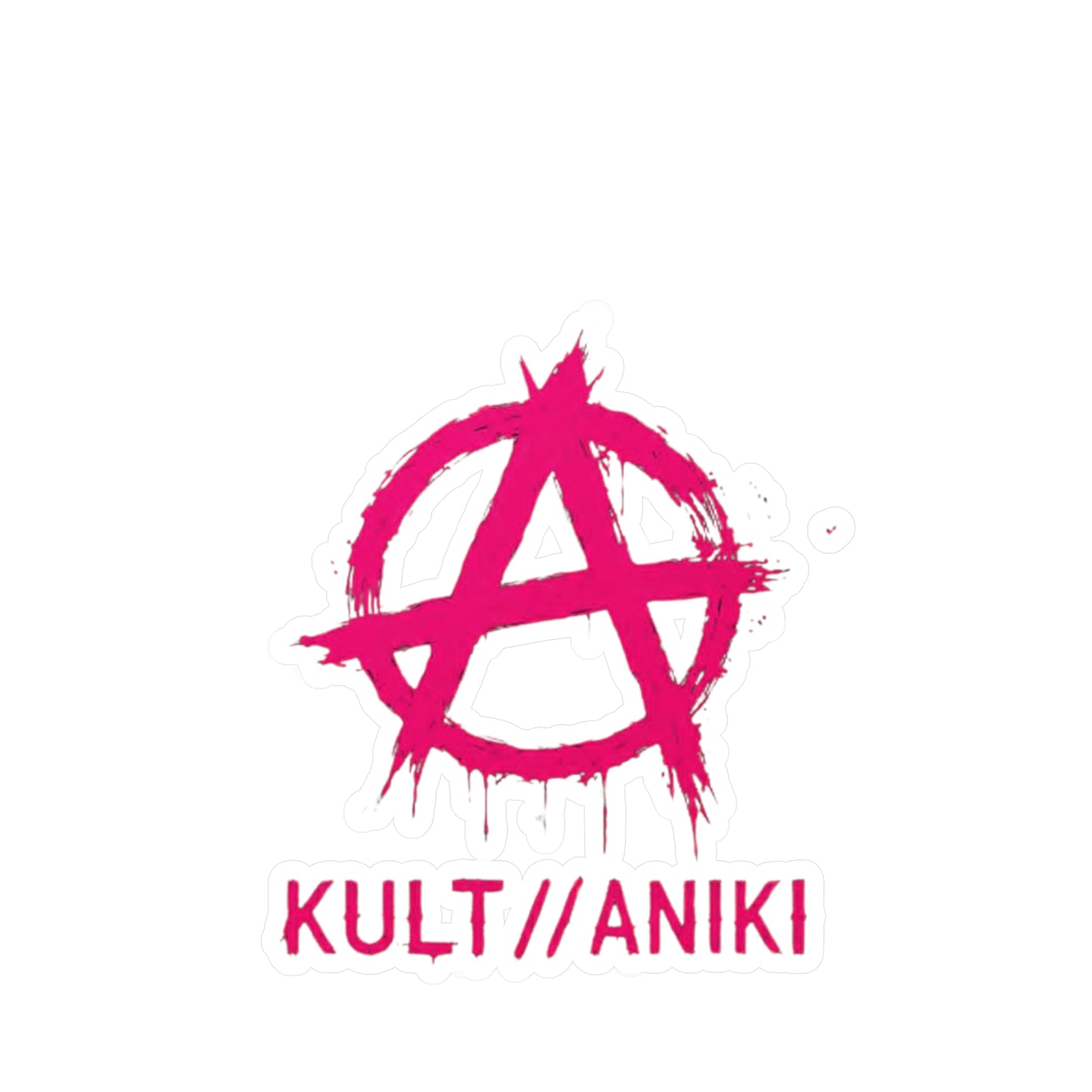 KULT//ANIKI Hot Pink Anarchy Decal