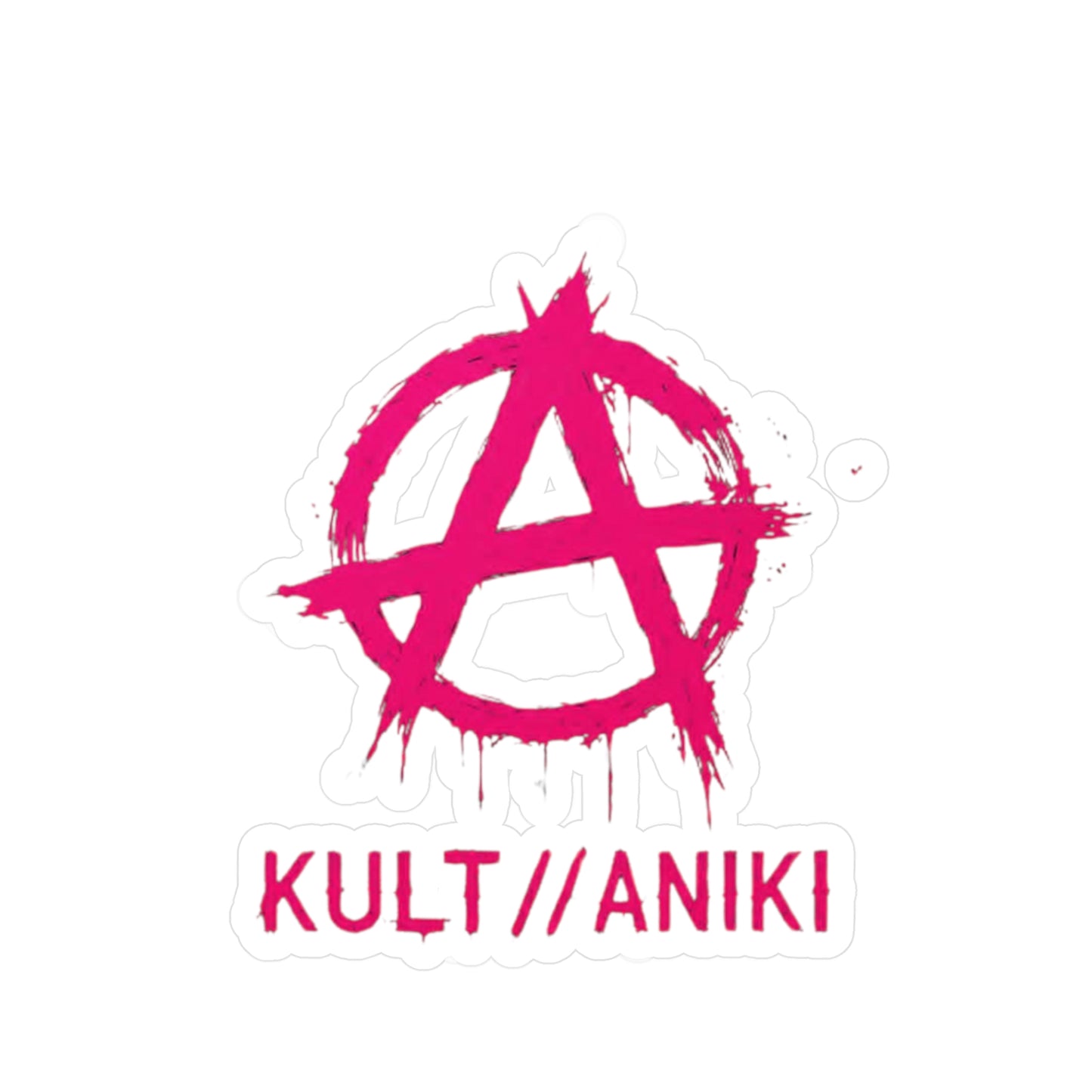 KULT//ANIKI Hot Pink Anarchy Decal