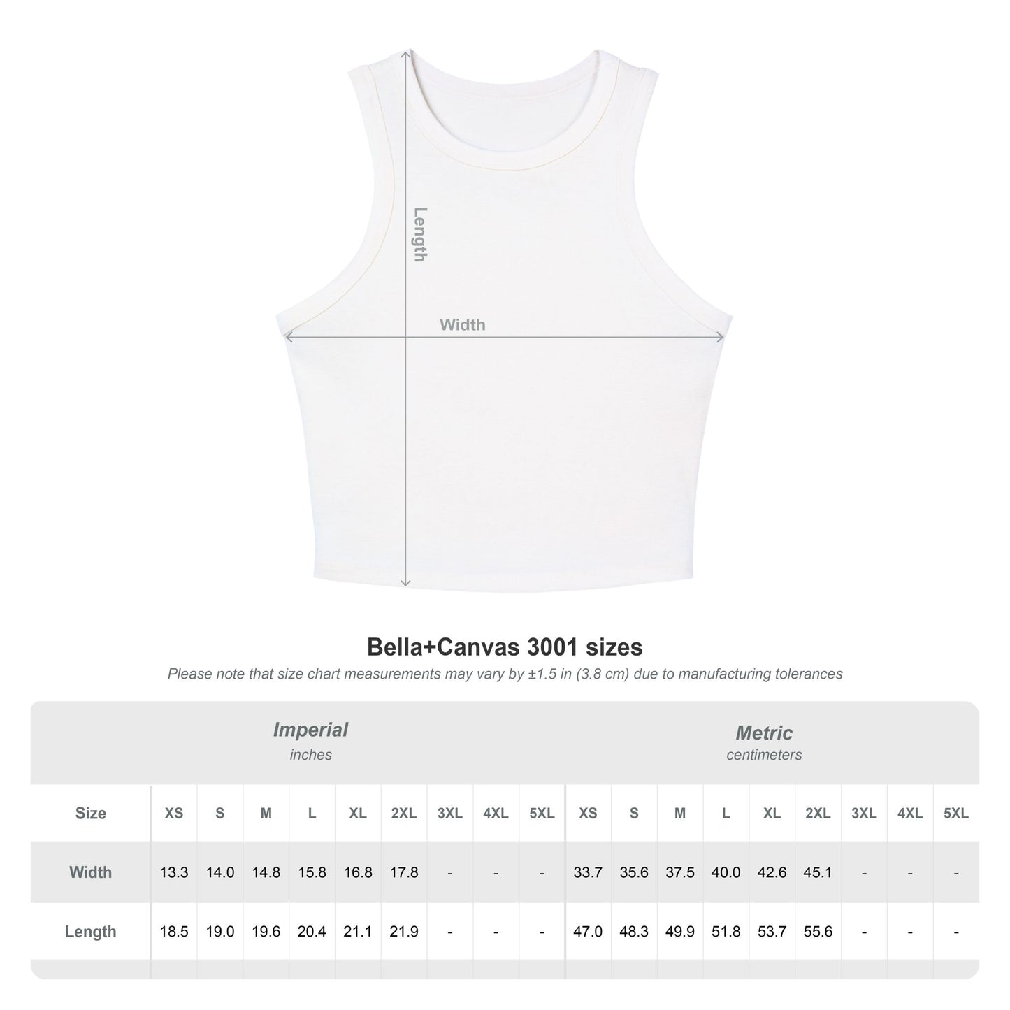 sizes