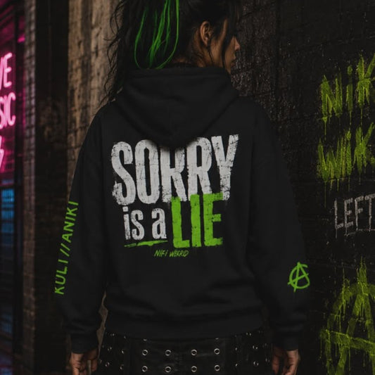 KULT//ANIKI "Wear The Rebellion" ACID GREEN Heavy Blend Hoodie